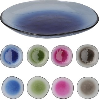 TALERZ SZKŁO ŚREDNICA 20CM 4 RODZAJE KL