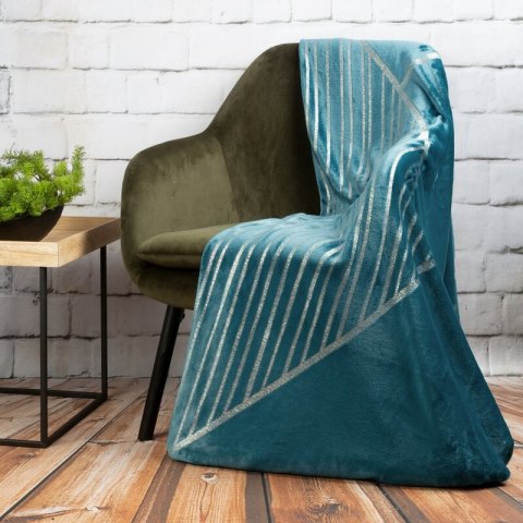 KOC GINKO3 150 X 200 CM TURKUSOWY