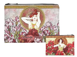 Kosmetyczka - A. Mucha, Kamienie szlachetne: Ametyst, Rubin (CARMANI)