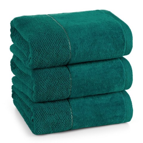 RĘCZNIK ARIA (07) 30 X 50 CM TURKUSOWY