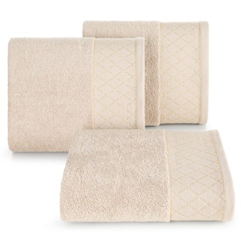 RĘCZNIK LAYLA (03) 50 X 90 CM BEŻOWY