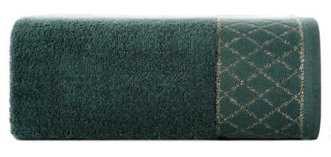 RĘCZNIK LAYLA (07) 70 X 140 CM CIEMNOZIELONY