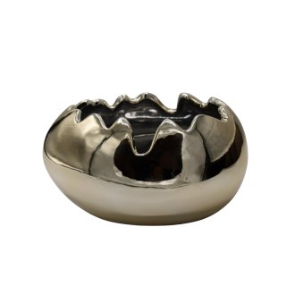 SKORUPKA CERAMICZNA ZŁOTA DUŻA