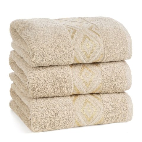 RĘCZNIK AZARI (03) 70 X 140 CM BEŻOWY