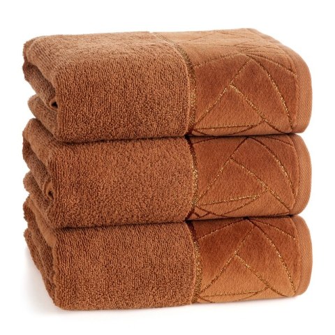 RĘCZNIK CLEO (05) 50 X 90 CM CEGLASTY