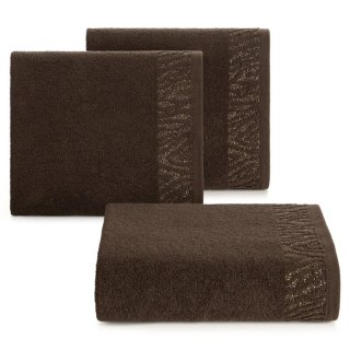 RĘCZNIK MARGO (08) 70 X 140 CM BRĄZOWY