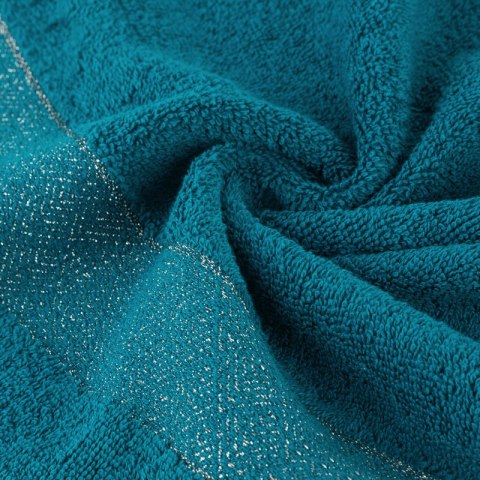 RĘCZNIK NESSY (07) 70 X 140 CM CIEMNOTURKUSOWY