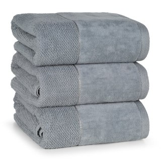 RĘCZNIK ARIA (02) 70 X 140 CM SREBRNY