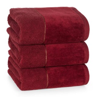 RĘCZNIK ARIA (06) 30 X 50 CM BORDOWY