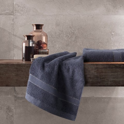 RĘCZNIK BARI (08) 70 X 140 CM CIEMNOBRĄZOWY