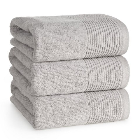 RĘCZNIK LARI (10) 70 X 140 CM JASNOSREBRNY