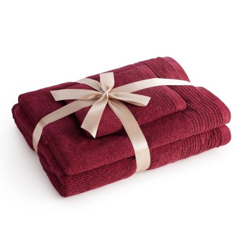 RĘCZNIK LARI (11) 30 X 50 CM BORDOWY