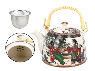 Czajnik ceramiczny z zaparzaczem