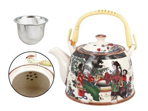 Czajnik ceramiczny z zaparzaczem