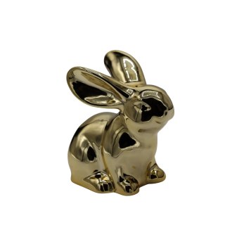 KRÓLIK CERAMICZNY ZŁOTY MAŁY