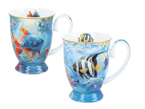 Kpl. 2 kubków w sercu - L. Lozano, Rafa koralowa (CARMANI)