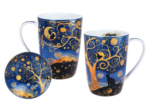 Kubek z sitkiem i przykrywką - inspirowany malarstwem V. van Gogh (CARMANI)