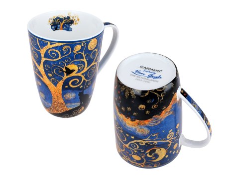 Kubek z sitkiem i przykrywką - inspirowany malarstwem V. van Gogh (CARMANI)