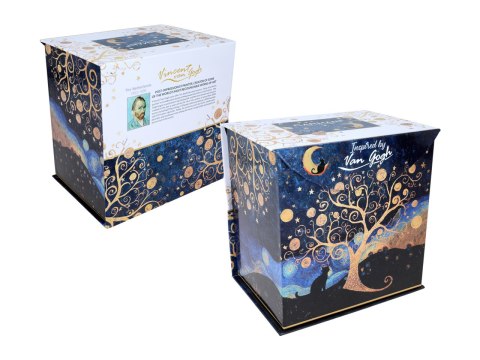 Kubek z sitkiem i przykrywką - inspirowany malarstwem V. van Gogh (CARMANI)