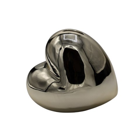 SKARBONKA CERAMICZNA SERCE ZŁOTE