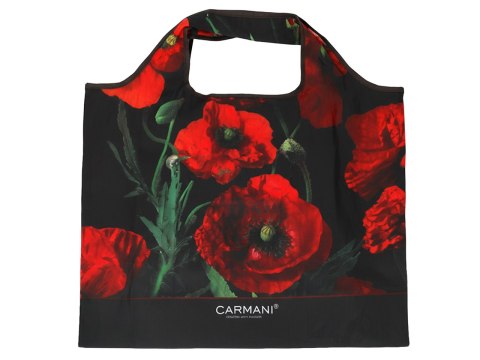 Torba na ramię, składana - Floral story, Maki (CARMANI)