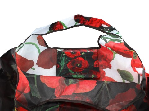 Torba na ramię, składana - Floral story, Maki (CARMANI)