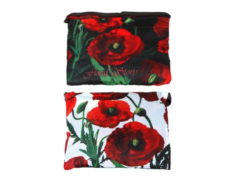 Torba na ramię, składana - Floral story, Maki (CARMANI)