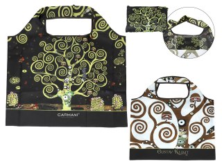 Torba na ramię, składana - G. Klimt, Drzewo życia (CARMANI)