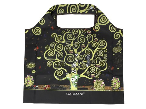 Torba na ramię, składana - G. Klimt, Drzewo życia (CARMANI)