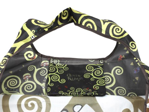 Torba na ramię, składana - G. Klimt, Drzewo życia (CARMANI)