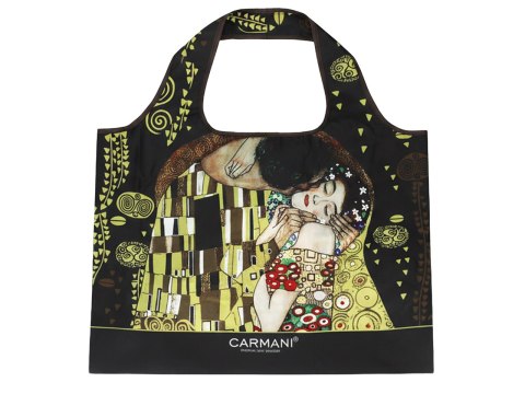 Torba na ramię, składana - G. Klimt, Pocałunek (CARMANI)