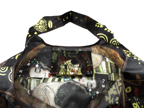 Torba na ramię, składana - G. Klimt, Pocałunek (CARMANI)