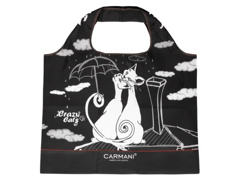 Torba na ramię, składana - Koci świat (CARMANI)