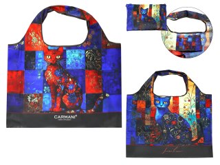 Torba na ramię, składana - L. Lozano, Koty (CARMANI)