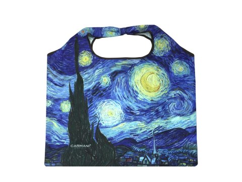 Torba na ramię, składana - V. van Gogh, Gwiaździsta Noc (CARMANI)