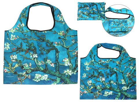 Torba na ramię, składana - V. van Gogh, Kwitnący Migdałowiec (CARMANI)