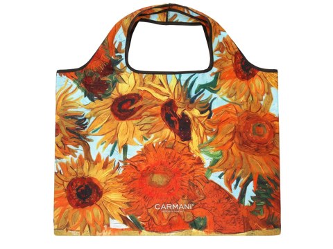Torba na ramię, składana - V. van Gogh, Słoneczniki (CARMANI)