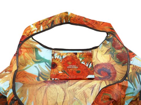 Torba na ramię, składana - V. van Gogh, Słoneczniki (CARMANI)
