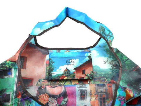 Torba na ramię, składana - inspirowana malarstwem F. Kahlo (CARMANI)