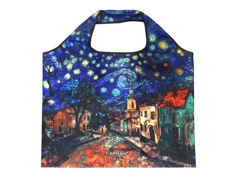 Torba na ramię, składana - inspirowana malarstwem V. van Gogh (CARMANI)