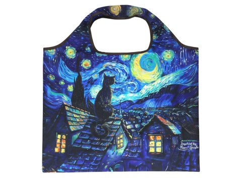 Torba na ramię, składana - inspirowana malarstwem V. van Gogh (CARMANI)