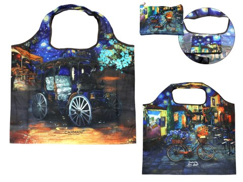 Torba na ramię, składana - inspirowane malarstwem V. van Gogh (CARMANI)