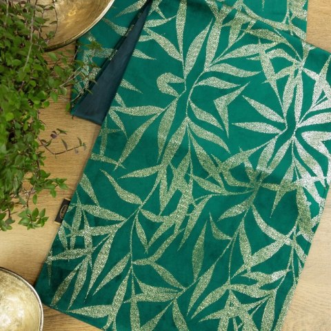 OBRUS BLINK 15 35 X 220 CM CIEMNOZIELONY