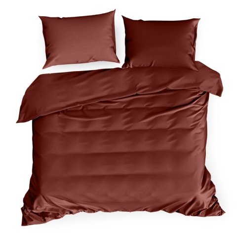 KOMPLET POŚCIELI NOVA3 140 X 200 CM BURGUNDOWY