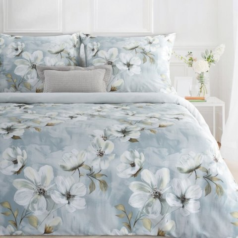 KOMPLET POŚCIELI SATYNOWEJ SPRING 89 160 X 200 CM BŁĘKITNY