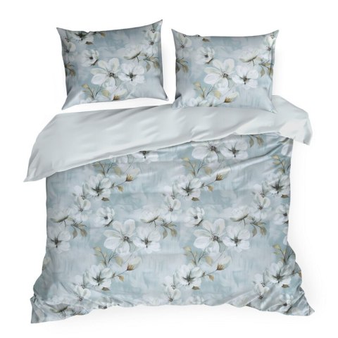KOMPLET POŚCIELI SATYNOWEJ SPRING 89 160 X 200 CM BŁĘKITNY