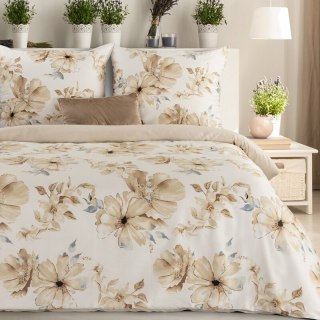 KOMPLET POŚCIELI SATYNOWEJ SPRING 90 160 X 200 CM BEŻOWY