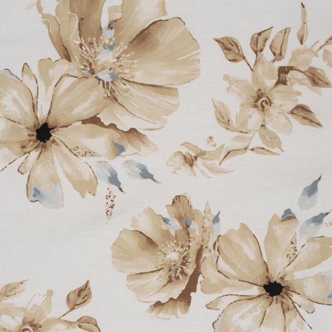 KOMPLET POŚCIELI SATYNOWEJ SPRING 90 160 X 200 CM BEŻOWY