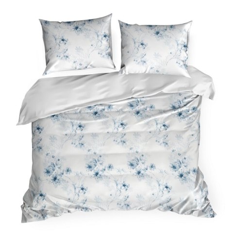 KOMPLET POŚCIELI SATYNOWEJ SPRING 93 140 X 200 CM BIAŁY