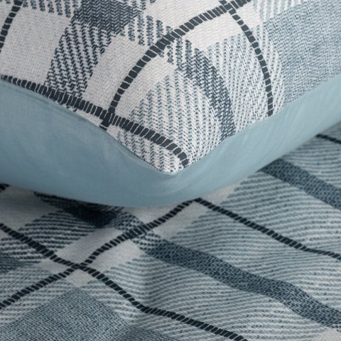 KOMPLET POŚCIELI SATYNOWEJ SPRING 95 140 X 200 CM NIEBIESKI